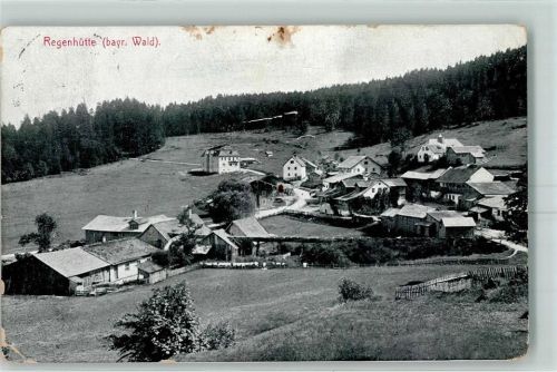 94252 W8371 Regenhütte b Bayerisch Eisenstein 1908 Gebrauchsspuren