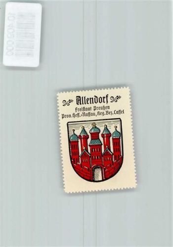 Bad Sooden-Allendorf Vignette Wappen Kaffee Hag ca 1920-19409