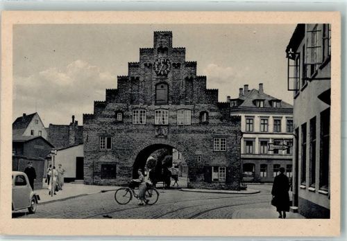 Flensburg Nordertor Radlerin