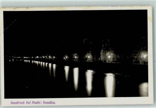 Innsbruck Innallee Nacht