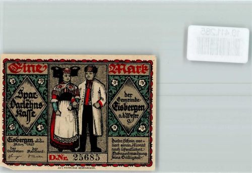 Eisbergen Notgeld Trachten