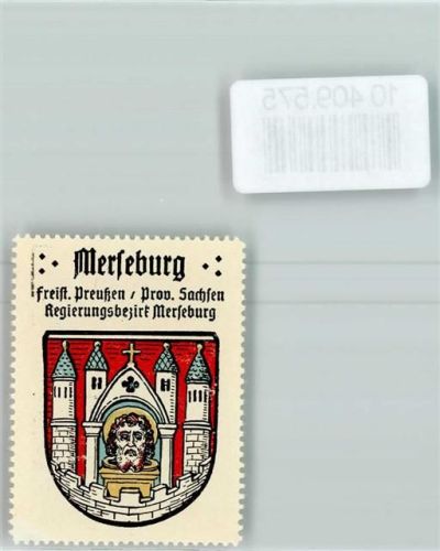 Merseburg Vignette Wappen Kaffee Hag ca 1920-1940