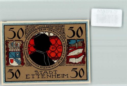 Ettenheim Notgeld Kardinal L. R. von Rohan