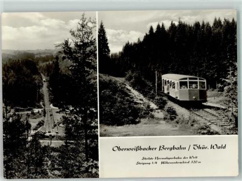 Oberweißbach Bergbahn Steilste Normalspur der Welt
