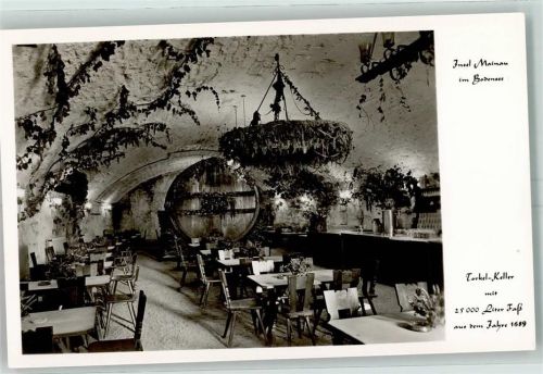 Insel Mainau Gasthaus Torkel Keller 25000 l Weinfaß 1689