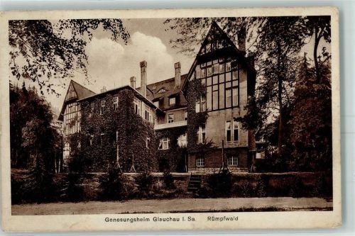 Glauchau 1902 Genesungsheim Glauchau Rümpfwald