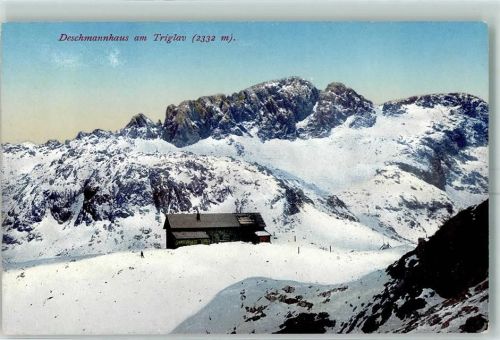 Jesenice Deschmannhaus am Triglav Hüttenstempel