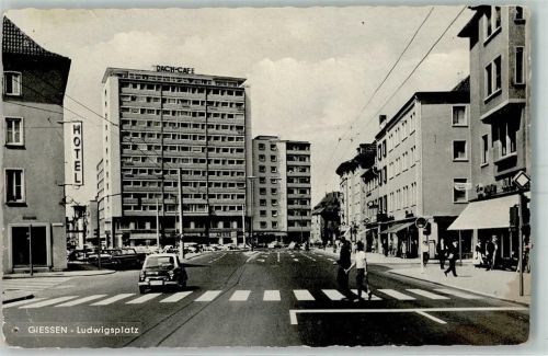 Gießen Ludwigplatz Cafe Hotel