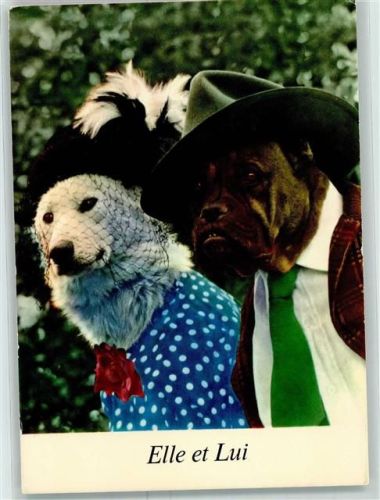 1974 Hunde Elle et Lui AK