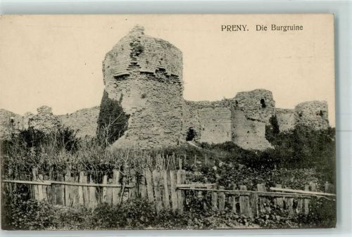 Preny Burg Ruine Feldpost Nr. 85
