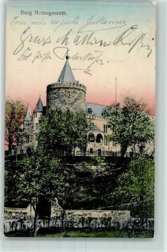 Herzogenrath 1913 Burg