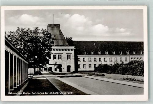 Mainz Johannes Gutenberg Universität