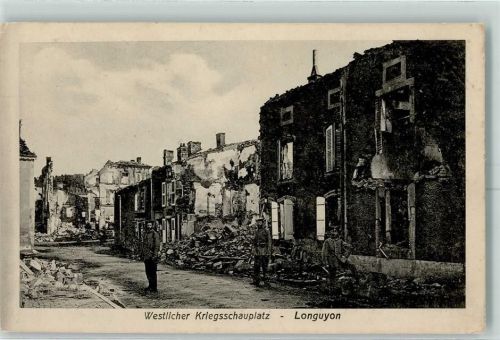 Longuyon 1916 Feldpost WK I Alpenlorps