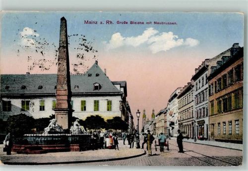 Mainz Große Bleiche Neubrunnen