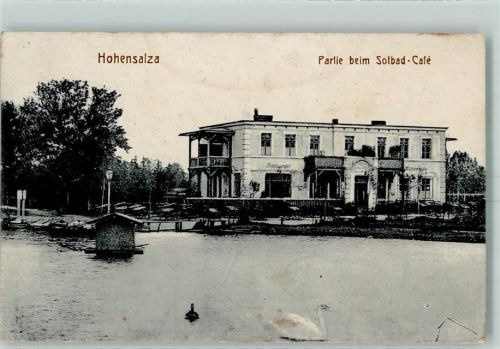 Hohensalza 1916 Solbad Cafe Schwäne