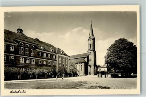 Simbach Knabenanstalt Kirche Kinder Fahrrad