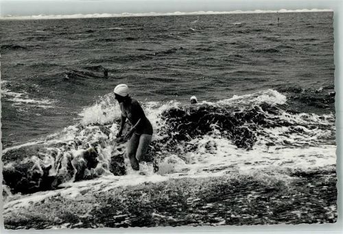 Tossens Nordseestrand Wellen Gischt