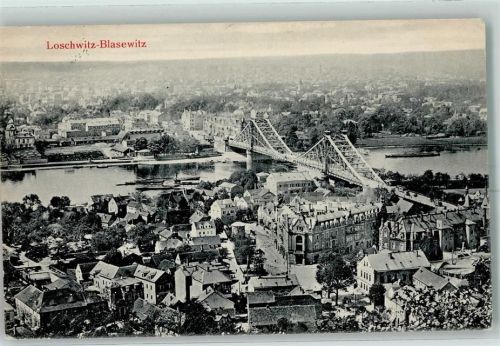 Blasewitz 1916 Elbbrücke