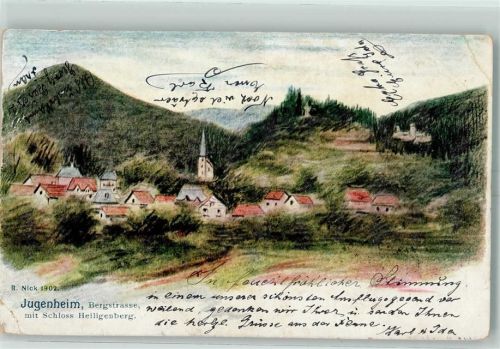 Seeheim-Jugenheim 1902 Schloß Heiligenberg
