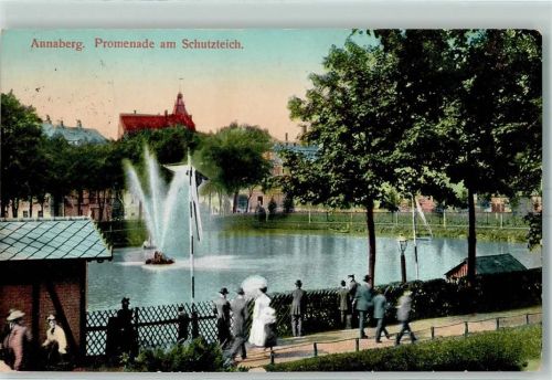 Annaberg-Buchholz Promeande am Schutzteich