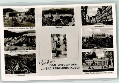 Bad Wildungen 1960 Schloss Friedrichstein AK