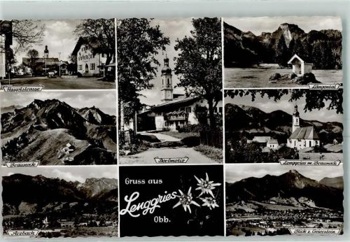 Lenggries Hauptstraße Brauneck Arzbach Edelweiss Längental Geierstein