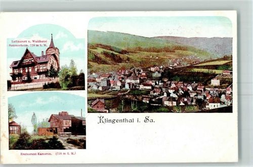 08248 O9650 Klingenthal Gebrauchsspuren Waldhotel Restaurant Kamerun Sommerheim