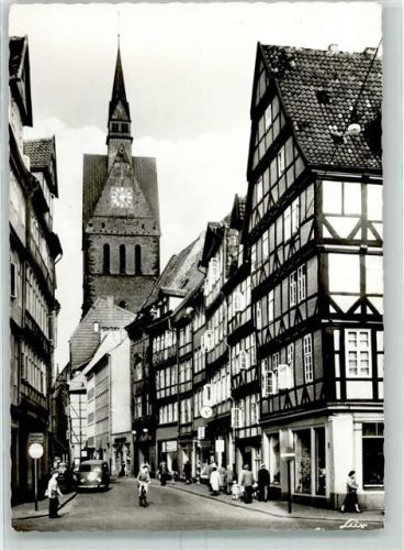 Hannover Kramerstraße Marktkirche Fachwerkhäuser