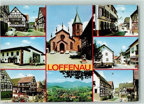 Loffenau Fachwerkhäuser Kirche Gasthaus Sonne