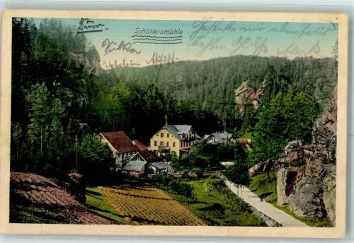 Schüttersmühle Fels Wald