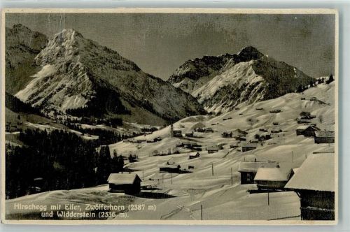 Hirschegg Elfer Zwölferhorn Widderstein Hüttenstempel