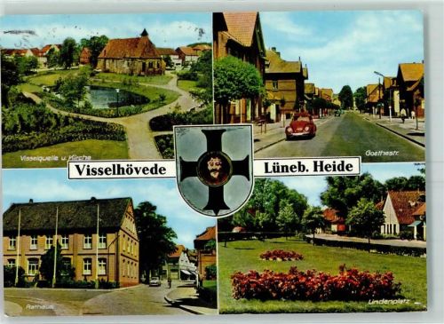 Visselhövede Visselquelle Kirche Rathaus Lindenplatz Goethestraße