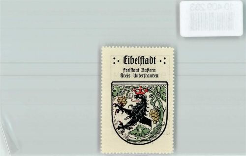 Eibelstadt Vignette Wappen Kaffee Hag ca 1920-1940