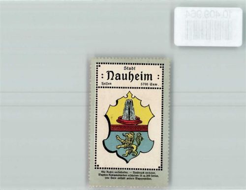 Nauheim Vignette Wappen Kaffee Hag ca 1920-1940