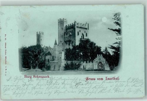 Pullach 1906 Isarthal Burg Schwaneck