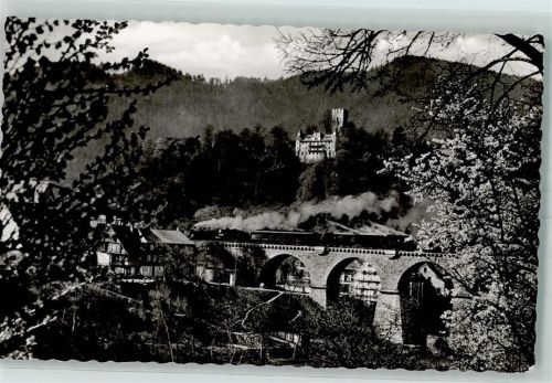 Hornberg Schloss u. Viadukt Eisenbahn