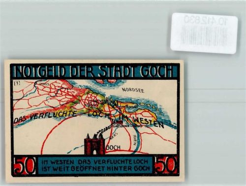 Goch Notgeld Stein Tor