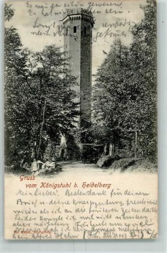Königstuhl 1901 Aussichtsturm