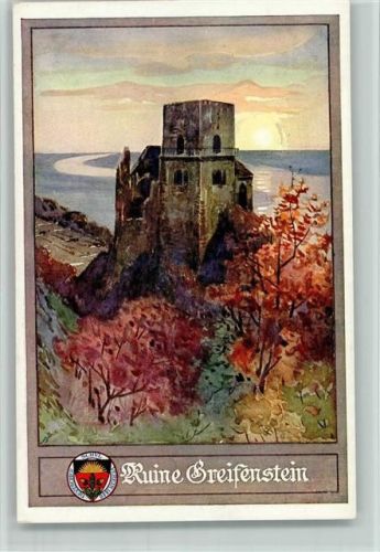 Deutscher Schulverein Karte 138 - Ruine Greifenstein AK gute Erhaltung