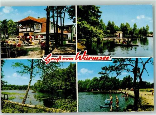 Großburgwedel Seegasthaus Würmsee Gartenwirtschaft Badestrand Bootsverleih