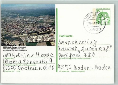 Groß-Gerau Ganzsache