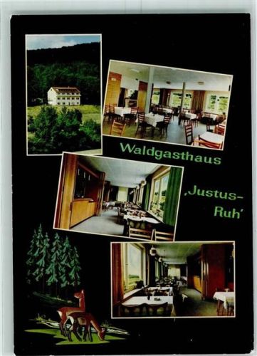 Neukirchen Gasthaus Justus-Ruh Gastraumansichten Rehe