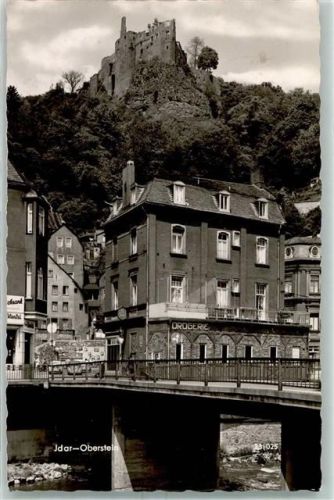 Idar-Oberstein Brücke Drogerie Burgruine