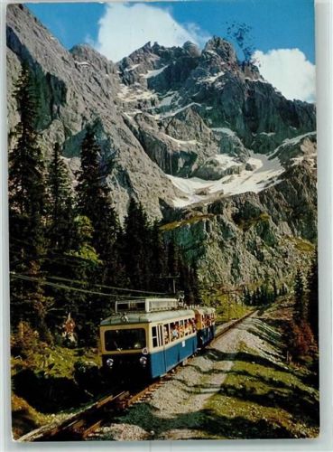 Garmisch-Partenkirchen Bayr. Zugspitzbahn mit Zugspitz