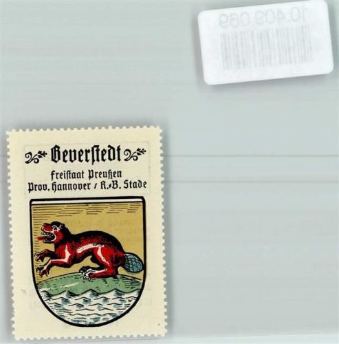 Beverstedt Vignette Wappen Kaffee Hag ca 1920-1940