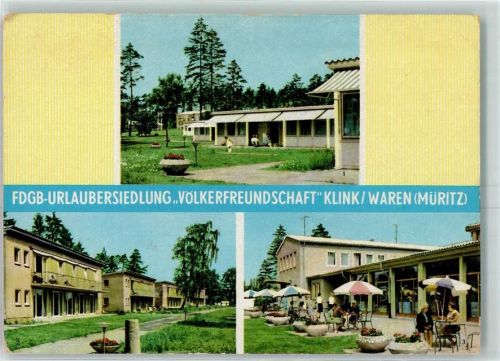 Waren FDGB-Urlaubersiedlung Völkerfreundschaft Bungalows Bettenhäuser