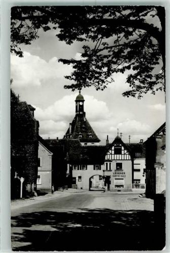 Heilsbronn Oberes Tor Katharinenturm Geschäft Lederer