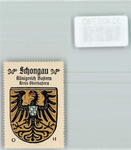 Schongau Vignette Wappen Kaffee Hag ca 1920-1940