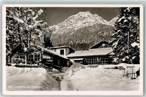Garmisch Almhütte Winter