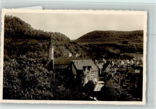 Urach Ortsansicht mit Schloß und Amanduskirche